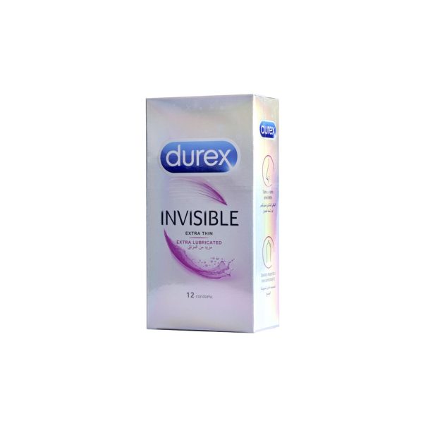 Durex Invisible Extr Thin Extr. Lubr 12 S