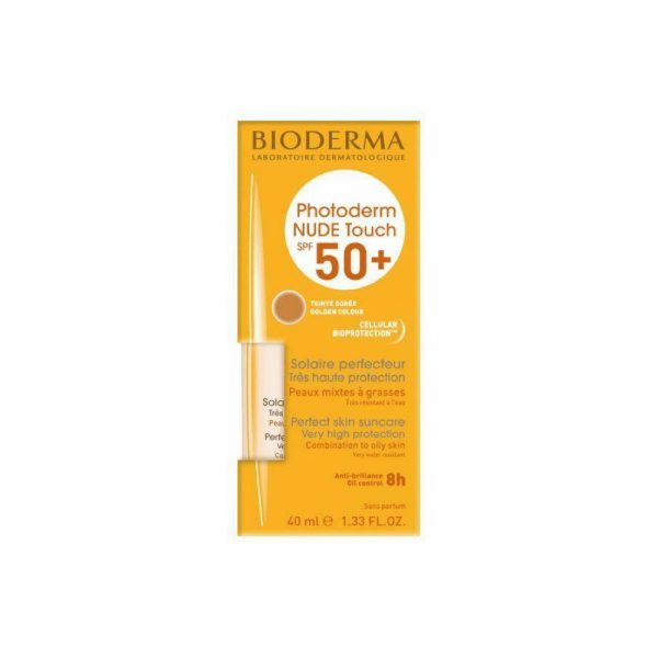 Bioderma Photoderm Nude Touch Spf 50+ Tinted Golden 40 Ml