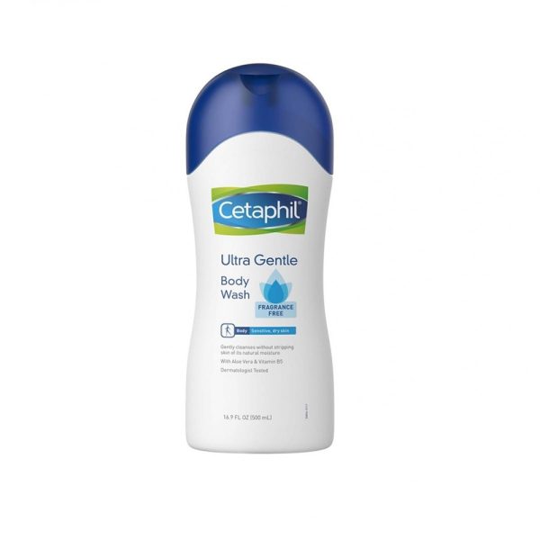Cetaphil Body Wash Ultra Gentle Fragrance Free 500Ml