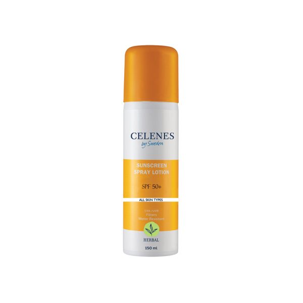 Celenes Herbal Sunscreen Spray Lotion Spf 50+ All Skin Types